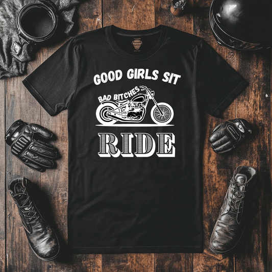 This funny biker t-shirt is one for ladies all for fun.