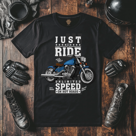 Our Just Ride Motorbike T Shirts 