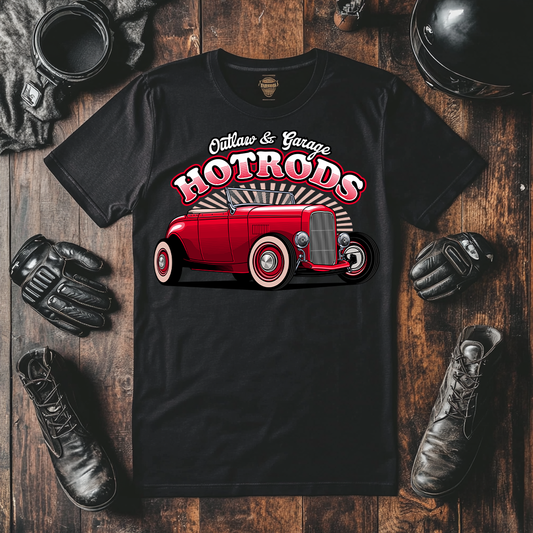 A mock up for one of our gorgeous hod rod T-shirts 