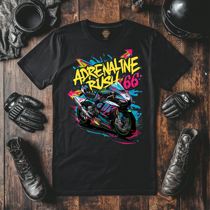 Our Motorcycle t Shirts Collection brings you the adrenaline rush 66 biker tshirt design