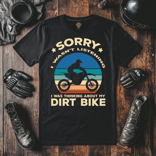 Unlike most we are aiming to cover every niche of motorcycle t shirts so here we have a cool dirt bike tee.