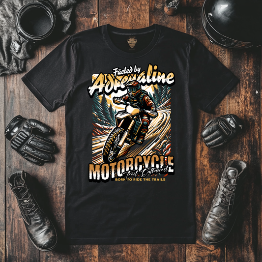 fueled adrenaline motorcycle t shirts filled with lots o exciting designs like this motocross bike