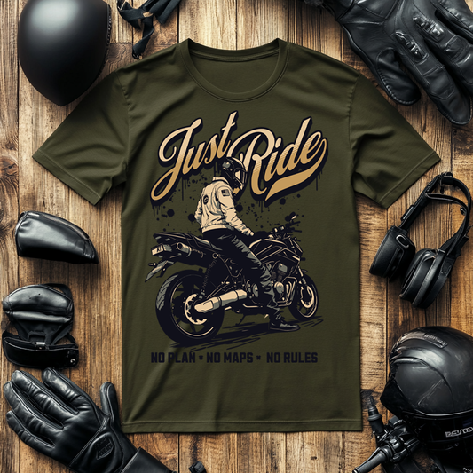 our motorbike t shirts in green mockk ups