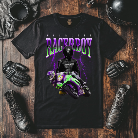 black motorcycle t shirts Racerboy Tee